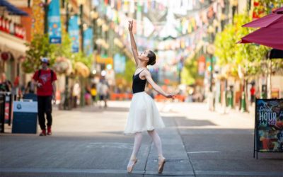 Ballerina Photoshoot in Downtown Calgary