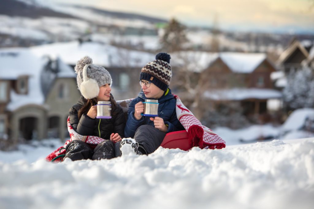 kids winter photo shoot