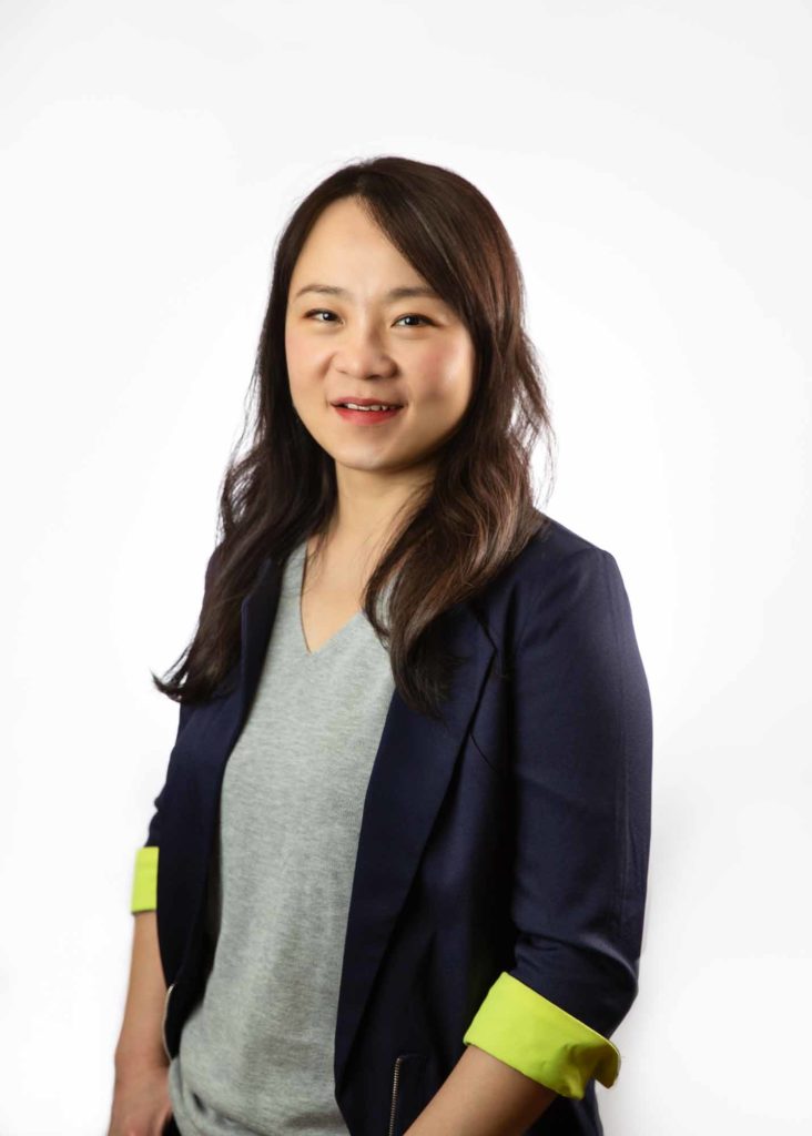 women's headshot with white backdrop