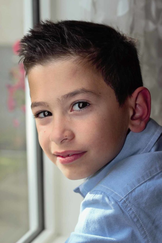 boy at the window