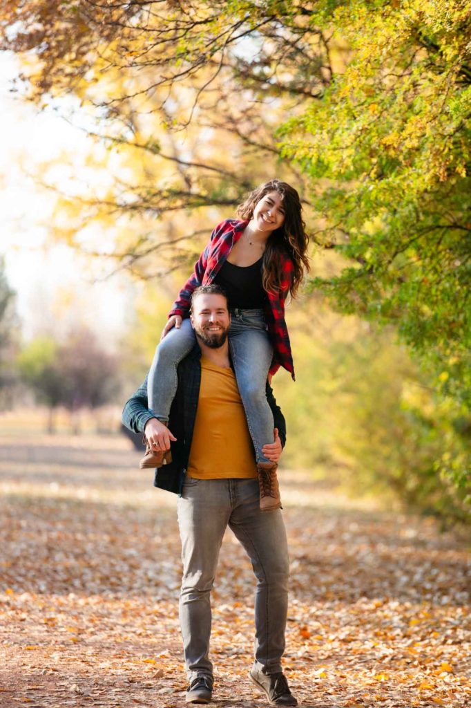 couple in the park