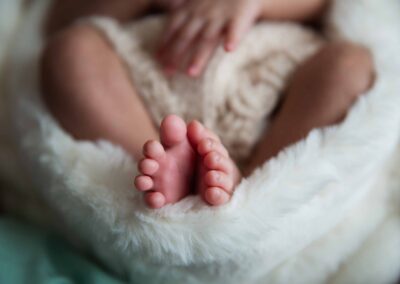 newborn baby feet