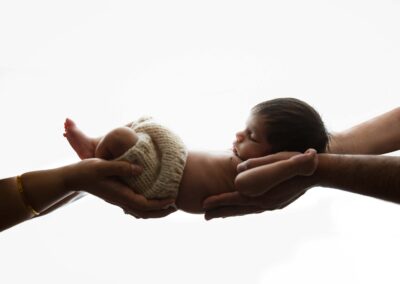 newborn baby silhouette