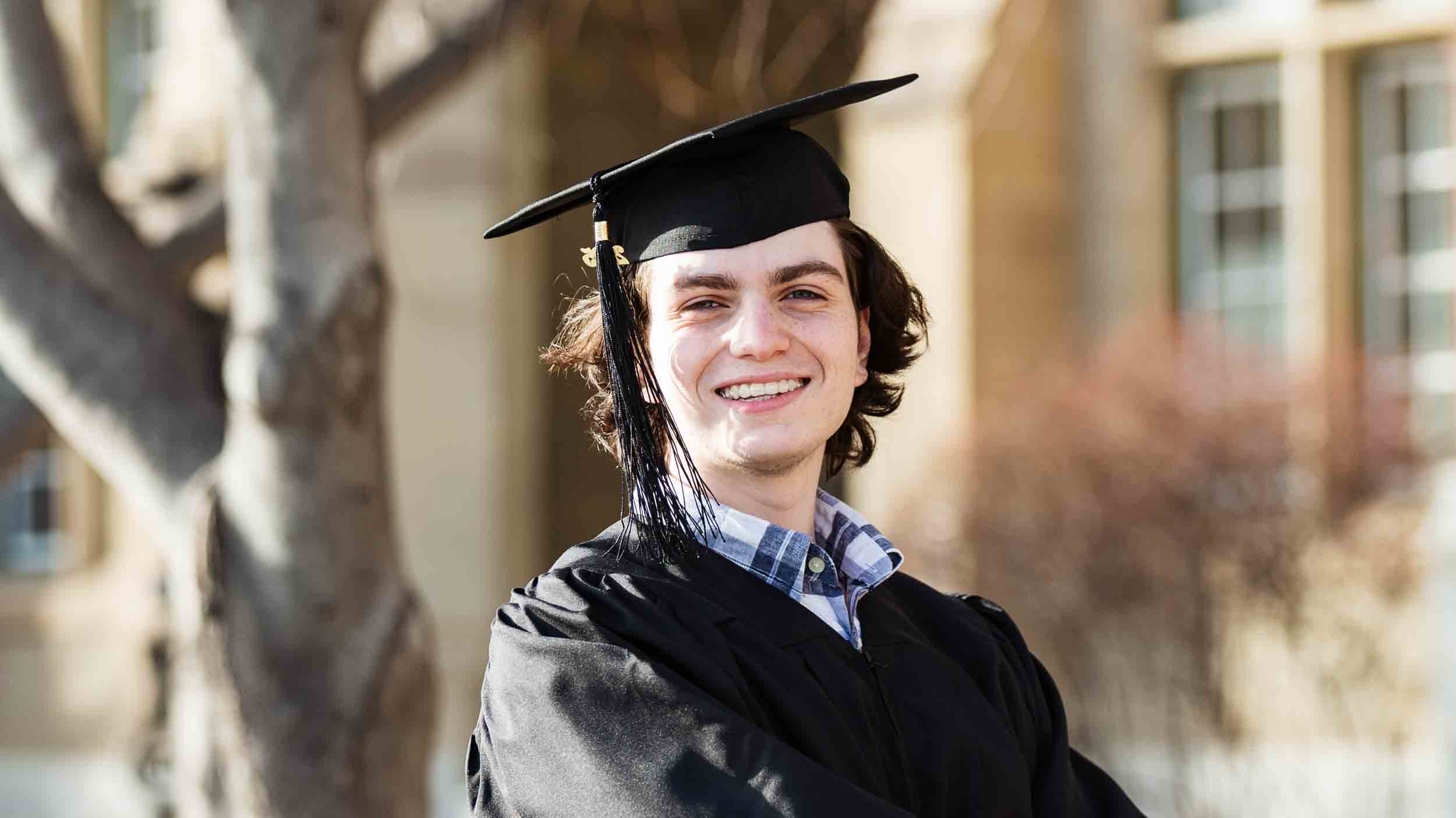 graduation portrait at SAIT